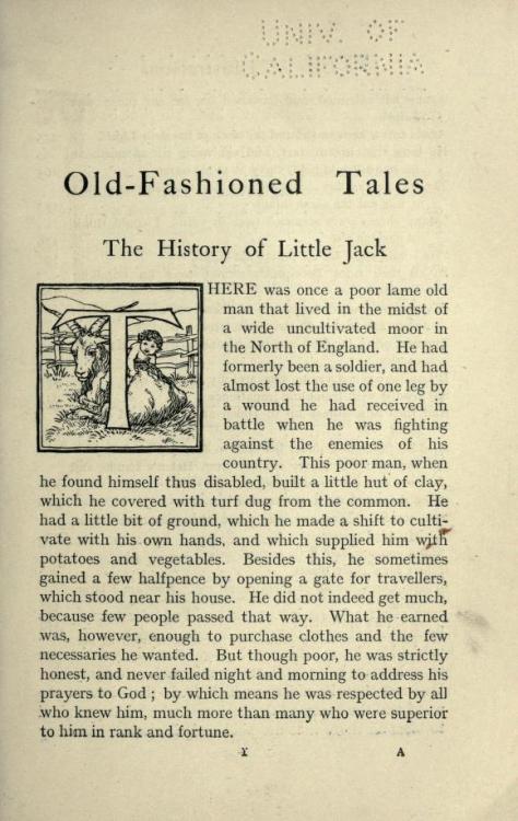 Illustration from “Old Fashioned Tales”, selected by E. V. Lucas, with illustrations by 