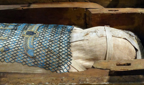 Mummy inside the Coffin of Djed-djehuty-iuef-ankh Djed-djehuty-iuef-ankh (whose name means ‘Th