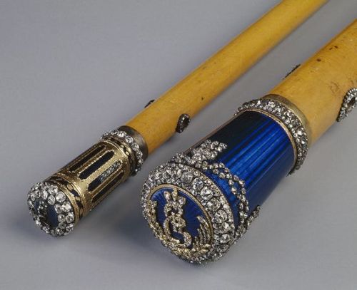 beautyandtheharpsichord: Jewelled cane ~ St. Petersburg, Russia (end of 18th century).  The Wal