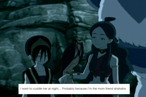 overkillevilinc: atla ladies + @closetedsapphicopinions posts aka an au where they’re all gay what d