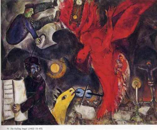 The Falling Angel, 1947, Marc Chagall