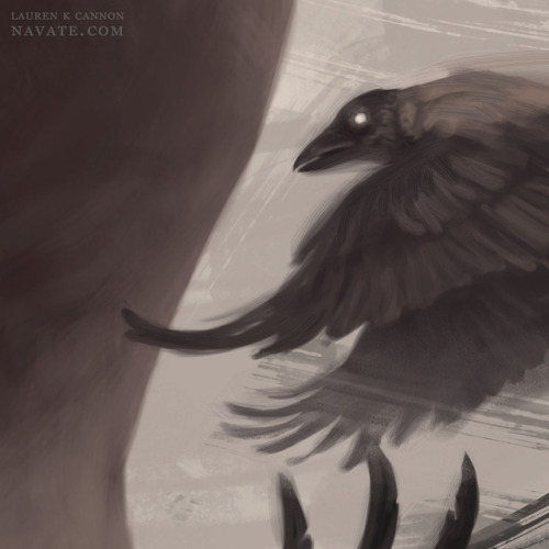 Chipping away at this painting one birb at a time. I’m trying to keep my brushwork looser in t