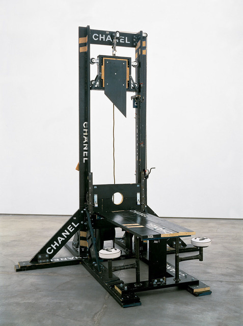 baja-baja:Tom Sachs, Chanel Guillotine (breakfast nook), 1998