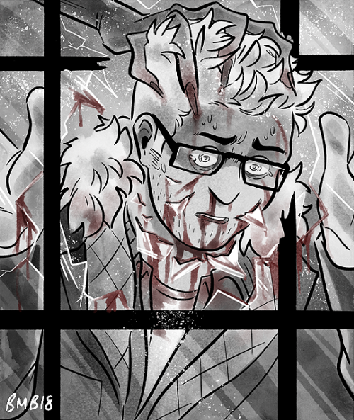 banhmiboy: goretober: stabbed | [glass him]