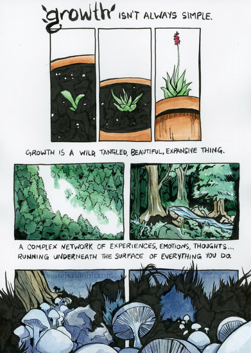 elodieunderglass:vestais:I have been working on this comic “Undergrowth” for the past mo