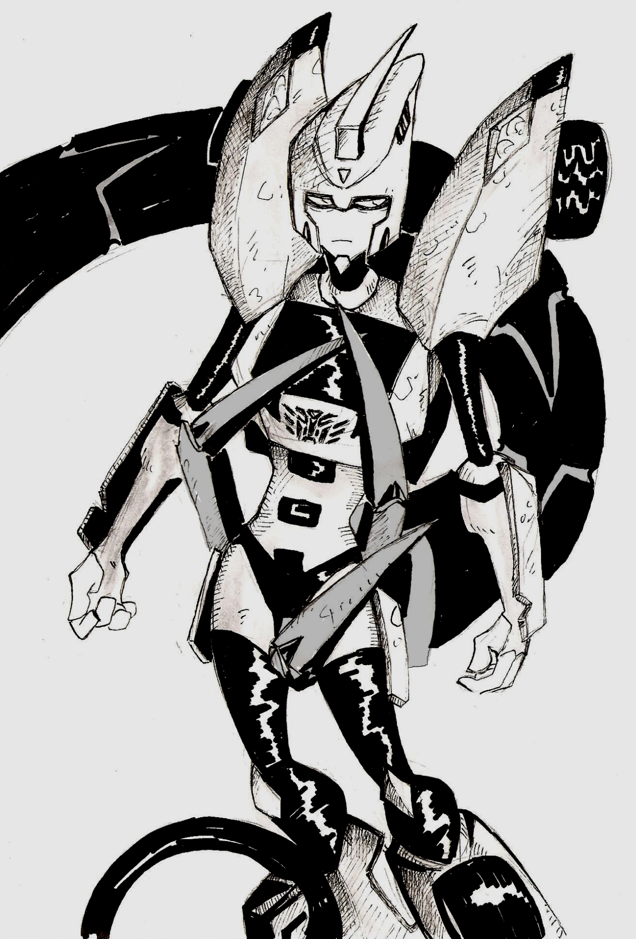 hamfootsia:  Just an evening doodle 