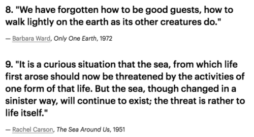 the-future-now: 23 quotes about the environment that ring true now more than ever Saturday, April 22