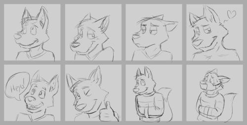 in progress sketches for a telegram sticker commissioni usually post in-progress works as private, t