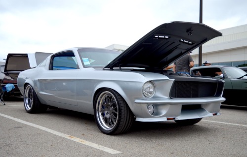 It’s even more stunning in person. Haley’s 1968 Ford Mustang Fastback was built by KlassyKars and wa