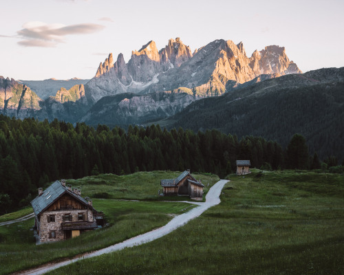 Dense life in the Dolomites… Chasing the last light we drove up this pass not knowing what to