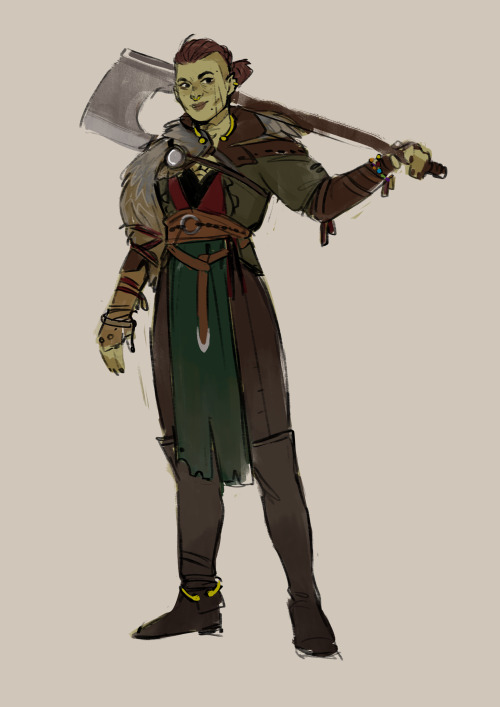 My Old DnD Character Tośka. Sadly The Campaign Feel Apart Few Month Ago. FInally Figured Out What Will