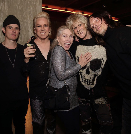 Norman Reedus, Diane Kruger, Aimee Nash, Rose McGowan, Debbie Harry attend Liz Vap’s Krampus p