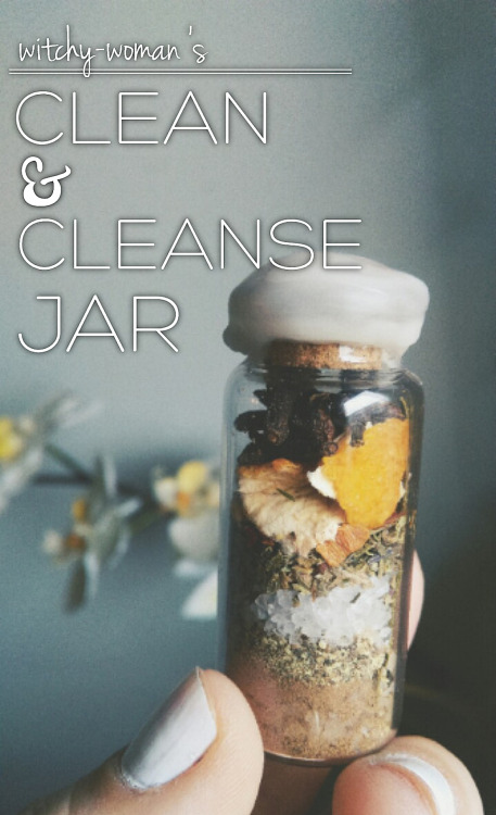 witchy-woman:Hi sweeties! Today’s jar was a much requested one– motivation to not only CLEAN your ho