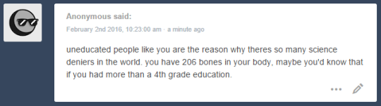 kaijuno:  kaijuno:    Observation: I have never broken a boneHypothesis: I am bonelessData: I appear to have broken at least two bones in my foot slipping on the iceConclusion: I have at least two bones. Strong evidence suggests the possibility of a third