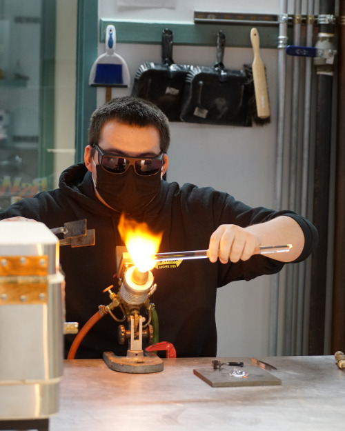  This fall, students from the High School Learning Center studied flameworking with Stephen Brucker.