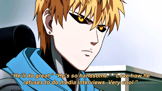 bokutouh:   Genos: “They continue. The cyborg prince. Behind the steely exterior,