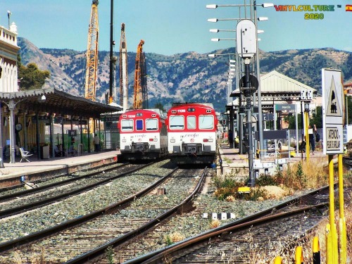 Estación del Carmen. #frikitrenes #fotoferroviaria #railfan #trainspotters Automotores 592 Conforme 