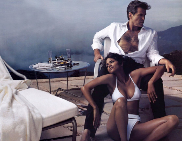 Halle Berry and Pierce Brosnan for Vogue Magazine, 2002