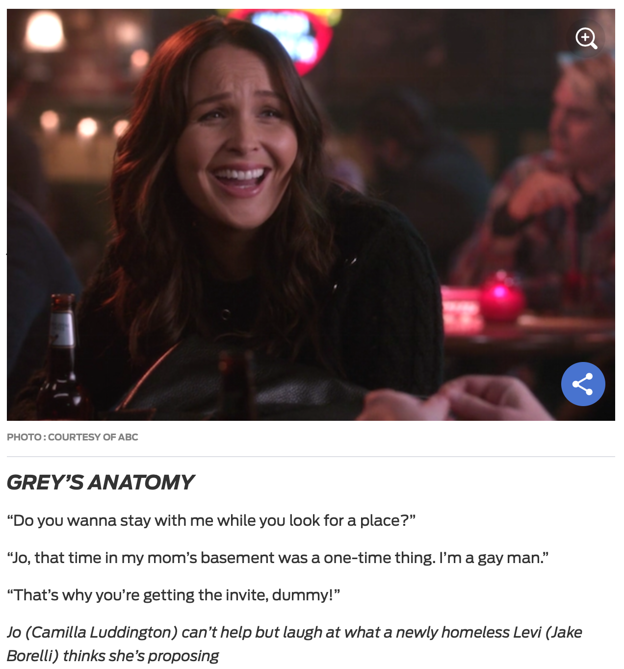 GREY'S ANATOMY, TVLINE | Quotes of the Week: Grey's Anatomy 16x18...