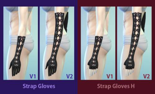 STRAP GLOVESMaxis MatchBace GameNew MeshTeen, Adult, ElderFemle / MaleEA swatches ( 17  swatches )▼D