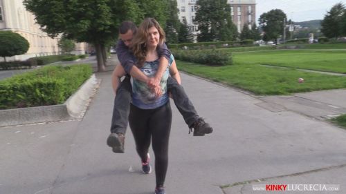 New lift and carry video shot in center of Prague.http://clips4sale.com/kinky-lucrecia