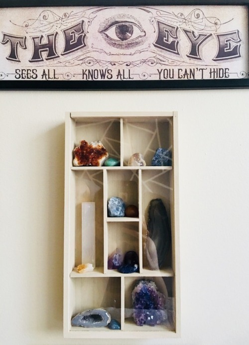 Put my stuff back up and I swear I felt a lot better immediately