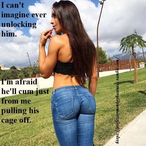 With An Ass That Fine, You Don’t Even Need To Remove The Cage, Goddess. *dribble*