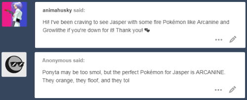 jasker:OK IM IN FULL SUPPORT OF JASPER AND ARCANINE THO THATS RAD AF This fits so well!