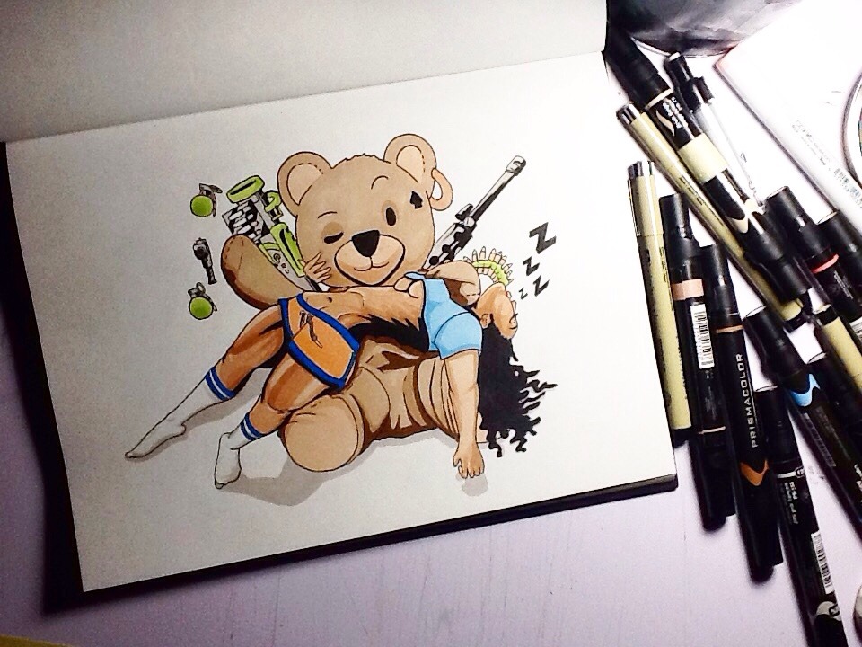 lebritanyarmor:  Adventures of Ace(bear) and Boob