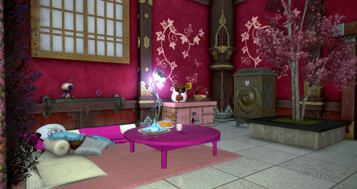 Spent the end of pre-maintenance fiddling with PunchyCat’s new Shirogane apartment; it’s