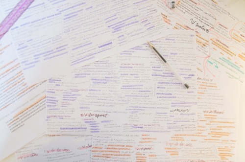 Here is my way of summarising my classs for exams :) it really helps me to have everything condensed