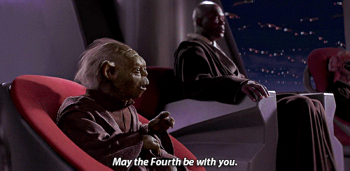 poehlaris:  princsleia:  Happy Star Wars Day!  #popculturecalendar