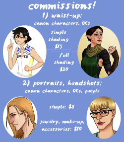 zcvran:  doing commissions! since (if i’m fortunate) i’m moving out soon i’ll be in need of money so it’d be great if u let me draw something for u! just hit me up over the ask box i’ll draw fictional characters or OCs or ur inquisitor/warden/hawke