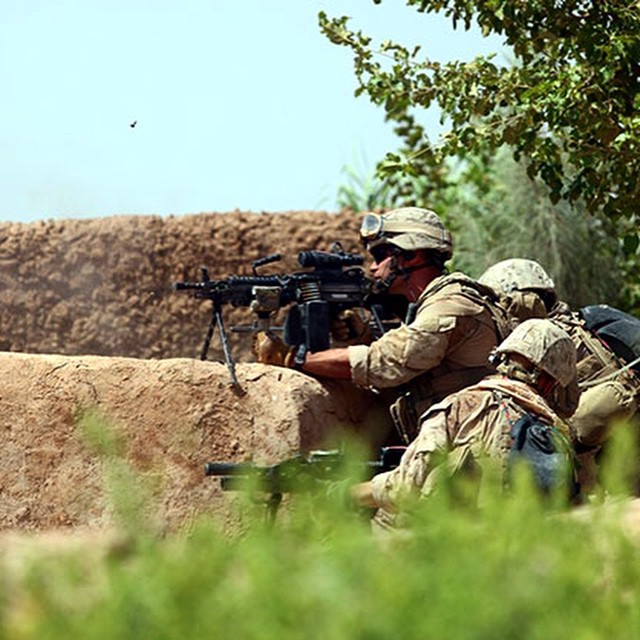 Watch a Marine sniper engage Taliban with Barrett M107 .50 cal rifle