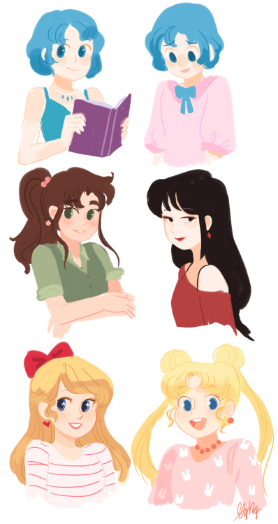 gigidigi:  Drew some Sailor Moon girls tonight. adult photos