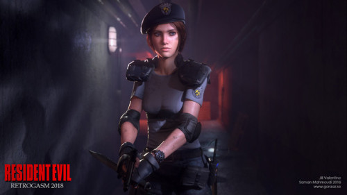 Jill Valentine  Saman Mahmoudi www.artstation.com/artwork/8KO1G