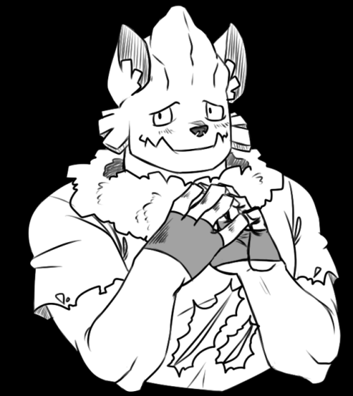  Inktober 2018_Day 30_ Koji Koda (Cutest Werewolf Ever) 