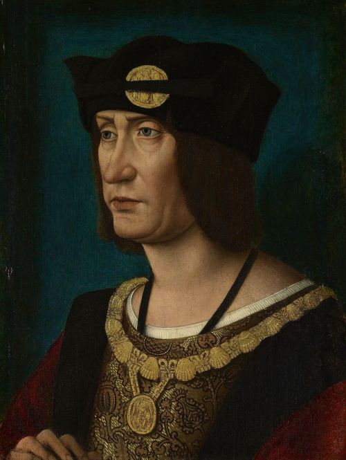 history-of-fashion:ab. 1510-1514 Workshop of Jean Perréal - Louis XII, King of France