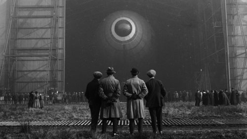 R. Humphrey, British Airship R33 preparing for Launch, Barlow, Yorkshire, 1919