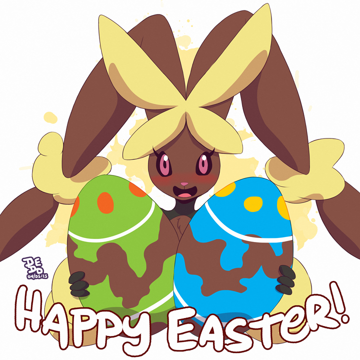 dedoarts:  Happy Easter Everyone!That is some big eggs indeed!!