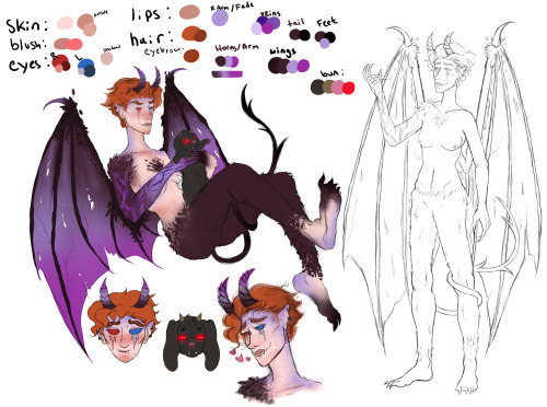 I’ve been doing a couple Moira art trades, and I made a bunch of ref sheets to explain how the