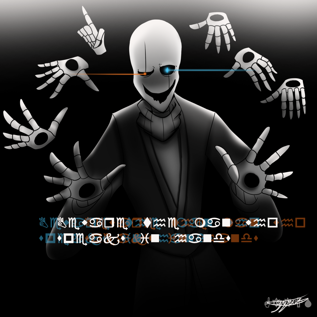 21 Fanart Undertale Gaster | Jayma Isaiah