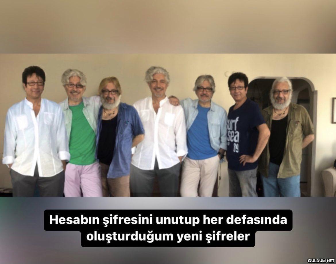 sea Hesabın şifresini...