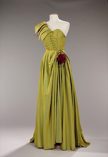 Jean Patou evening gown, 1947-49