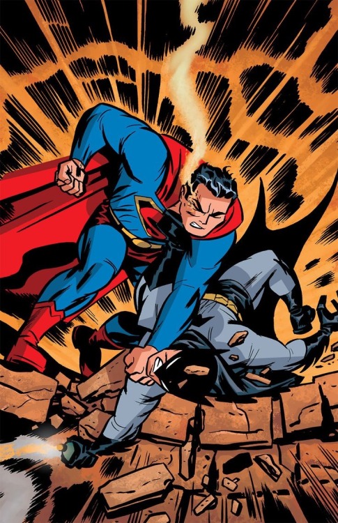 da-watchtower: Batman Vs. Superman (Art by Darwyn Cooke) R.I.P :’(