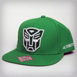 holdendesignworks:   New Transformers Autobots Snapbacks I designed for Bioworld. Available at Spencer’s   Wish I could have found this one instead of the red transformers hat I got my boyfriend.  This one would have been perfect. fml