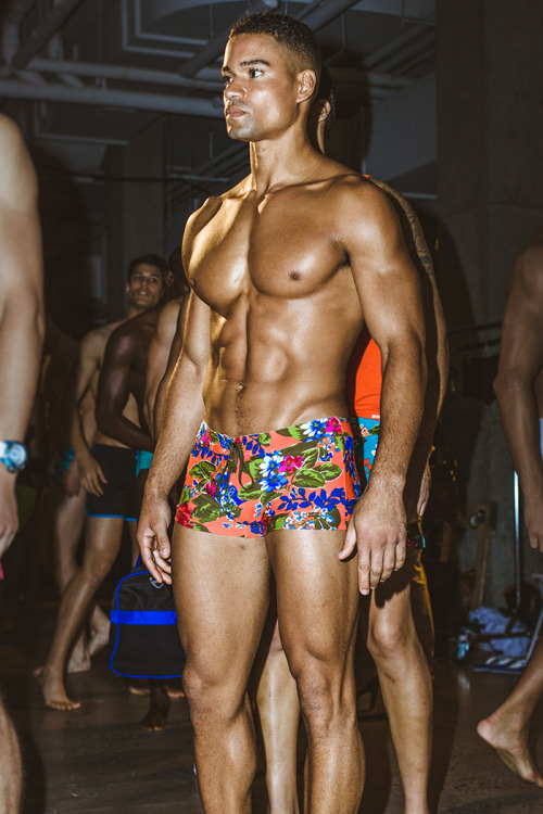 black-boys:  Deric Mickens by Casey Vange | Backstage at 2(X)IST SS 15 