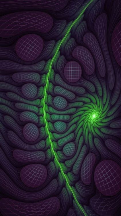 Fractal, dark, green, swirl, pattern, 1080x1920 wallpaper @wallpapersmug : bit.ly/2EBfd6v - h