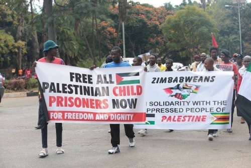 okrastew: March for Palestine today June 2, 2018 in Harare, Zimbabwe.