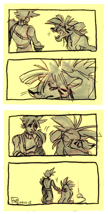 humblegoatart: “aerith used to pat me on the nose sometimes…i wanted to apologize to he